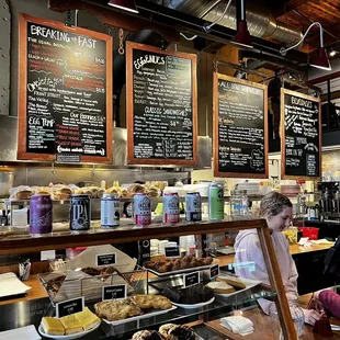 customers at the counter