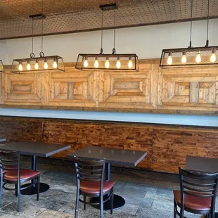 Side long bench w/ table dining