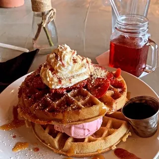 Strawberry Fair Belgium Waffle