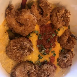 Shrimp & Grits Plate