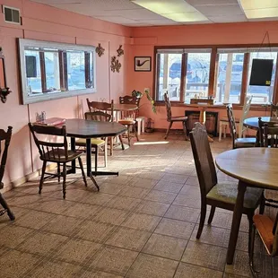 Dining room at new location as of Jan 2025