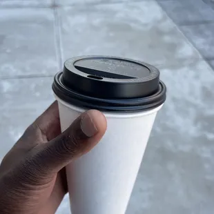 Matcha with oat milk