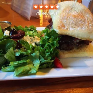 Brie and Pear Burger