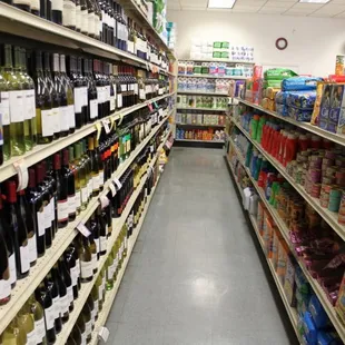 great selection of assorted fine wines