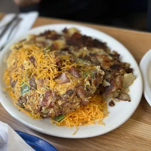 Meat omlette