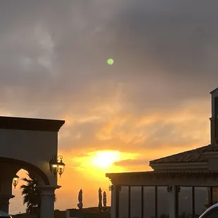 Sunset from the patio