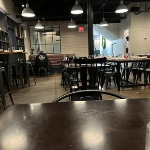 tables and chairs