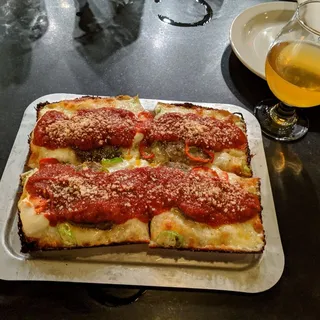 Meatball Pizza