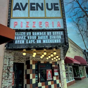 Front of the building