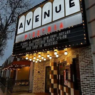 outside