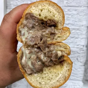 Cooper sharp Cheesesteak