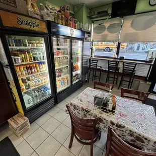 the inside of a grocery store