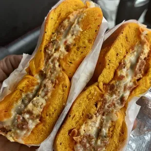 Chorizo, eggs and cheese