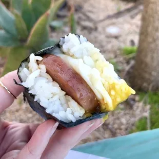 Over Easy Egg Musubi