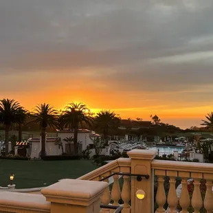 View from the restaurant