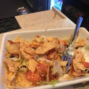Southwest salad. Gross