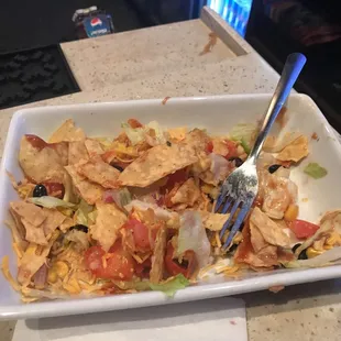 Southwest salad. Gross