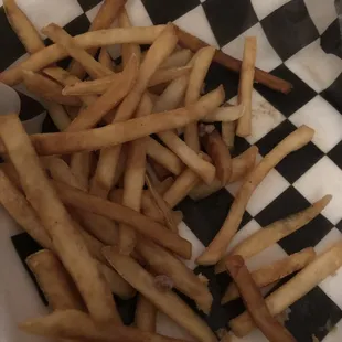 Fries over cooked and not good when I received them the manger gave me a excuse they get cold thru transportation to me thru door dash