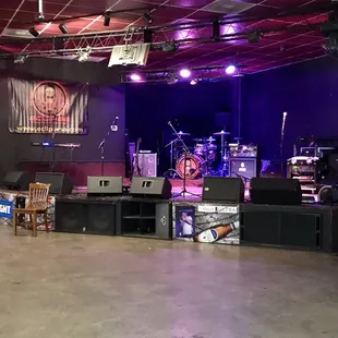 Stage area...