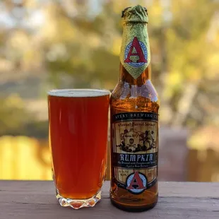 Barrel aged Rumpkin Bottle