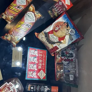 Product display at the bottling plant