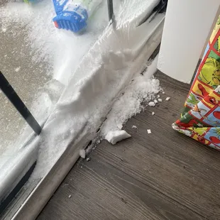 This was winter all windows have gaps in them be prepared to buy plastic and the front doors have huge gaps in them as well