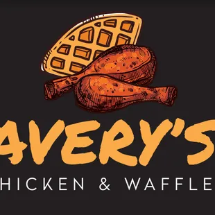 a waffle and chicken