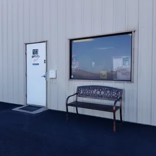 out side seating for warm sunny days