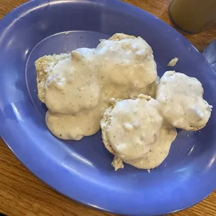Biscuits and sausage gravy