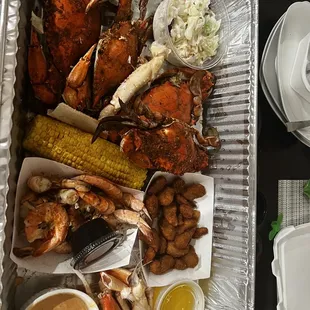 chicken wings and fried chicken, food