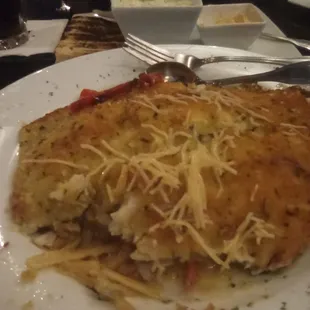 Parm Crusted TROUT?  Really?
