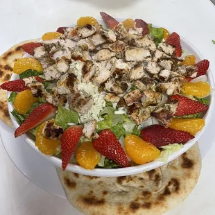 Strawberry chicken salad
