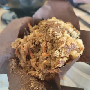 Carrot cake muffin