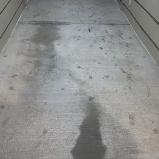 The hallway leading up to my apartment.