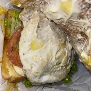 a fried egg sandwich