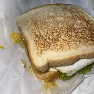 BLT over medium egg extra tomatoes. Delicious!