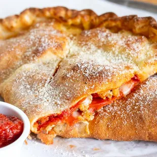 Peperoni &amp; Sausage Calzone