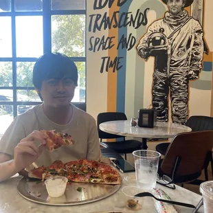 margarita with pesto base gluten free and major tom(major good)