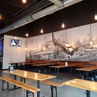 Very safe.  Open seating in and out. Covid safe.