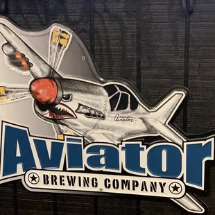 he logo for aviator brewing company