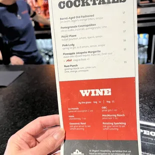 Menu April 2023