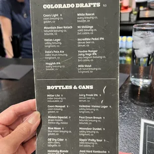 Menu April 2023