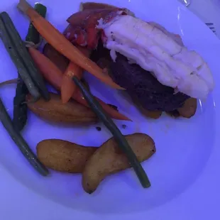 Lobster and filet mignon