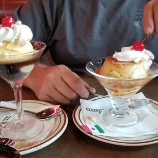 Flan and ice cream with Kalua! Both were delicious! I liked the flan best though :)