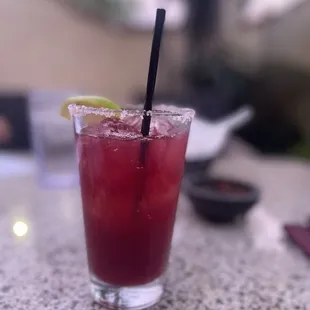 Pomegranate margarita