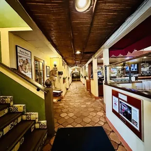 the inside of the restaurant
