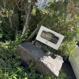 Sign next to dedicated parking lot