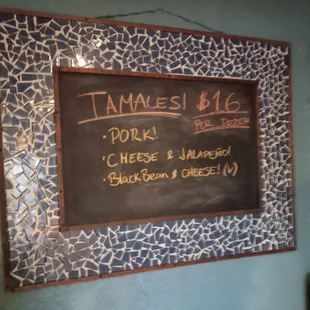 Tamales $16/dozen