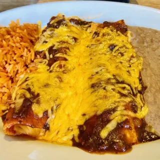 1. Two cheese enchiladas
