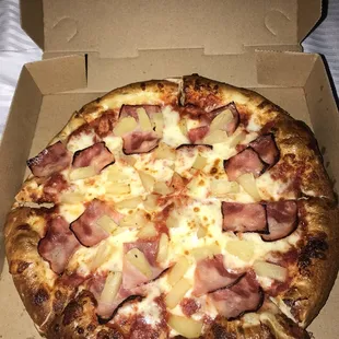 a pizza in a box